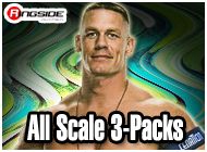 ALL SCALE 3-PACKS WWE TOY WRESTLING ACTION FIGURES BY JAKKS PACIFIC