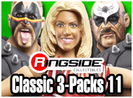 CLASSIC SUPERSTARS 3-PACKS SERIES 11 WWE TOY WRESTLING ACTION FIGURES BY JAKKS PACIFIC