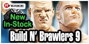 DELUXE BUILD N' BRAWLERS 9 WWE TOY WRESTLING ACTION FIGURES BY JAKKS PACIFIC