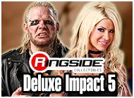 DELUXE IMPACT 5 TNA TOY WRESTLING ACTION FIGURES BY JAKKS PACIFIC