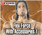 FLEX FORCE WITH ACCESSORIES 1 WWE TOY WRESTLING ACTION FIGURES BY MATTEL