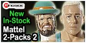 MATTEL 2-PACKS 2 TOY WRESTLING ACTION FIGURES