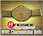 CHAMPIONSHIP WWE TOY WRESTLING BELTS BY MATTEL