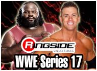 WWE SERIES 17 WWE TOY WRESTLING ACTION FIGURES BY MATTEL