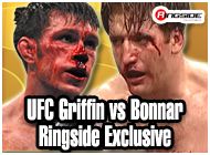 GRIFFIN VS BONNAR RINGSIDE 2-PACK MMA TOY ACTION FIGURES BY JAKKS PACIFIC