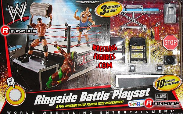wwe rock toys. WWE Toy Wrestling Ring Playset