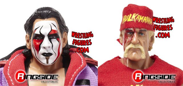 Hulk Hogan and Sting TNA Toy Wrestling Action Figures 2-Pack Exclusive by Jakks Pacific