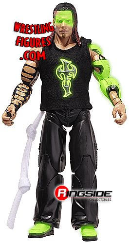 Glow Paint Jeff Hardy Ringside Collectibles Exclusive TNA Toy Wrestling Action Figure by Jakks Pacific