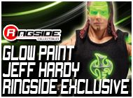 GLOW PAINT JEFF HARDY EXCLUSIVE TNA TOY WRESTLING ACTION FIGURES BY JAKKS PACIFIC