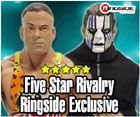 FIVE STAR RIVALRY - JEFF HARDY & ROB VAN DAM (RVD) 2-PACK EXCLUSIVE TNA TOY WRESTLING ACTION FIGURES BY JAKKS PACIFIC