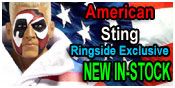 AMERICAN STING RINGSIDE COLLECTIBLES EXCLUSIVE TOY WRESTLING ACTION FIGURES BY JAKKS PACIFIC