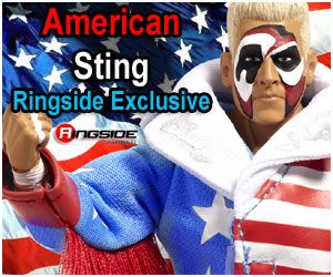 American Sting Ringside Collectibles TNA Exclusive Toy Wrestling Action Figure by Jakks Pacific