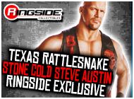 TEXAS RATTLESNAKE STONE COLD STEVE AUSTIN EXCLUSIVE TOY WRESTLING ACTION FIGURE BY MATTEL