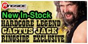 HARDCORE LEGEND CACTUS JACK EXCLUSIVE WWE TOY WRESTLING ACTION FIGURES BY MATTEL