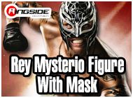 REY MYSTERIO FIGURE WITH KID SIZE MASK WWE TOY WRESTLING ACTION FIGURES BY JAKKS PACIFIC