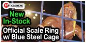 WRESTLEMANIA 2 OFFICIAL SCALE RING WWE TOY WRESTLING ACTION FIGURES BY JAKKS PACIFIC