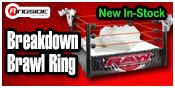 BREAKDOWN BRAWL WWE TOY WRESTLING RING