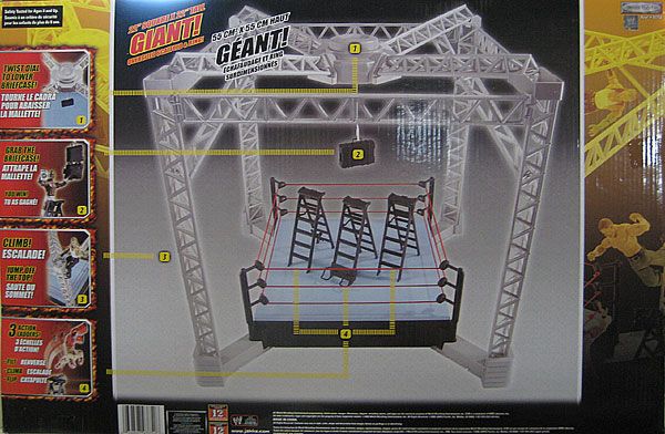 MONEY IN THE BANK SPRING RING PLAYSET - WWE WRESTING TOY BY JAKKS PACIFIC