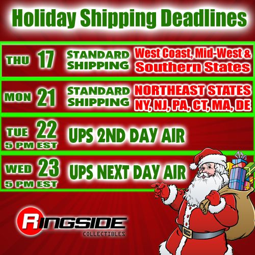 DECEMBER CHRISTMAS SHIPPING DEADLINES