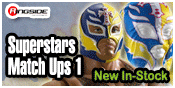 SUPERSTAR MATCH UPS 1 TOY WRESTLING ACTION FIGURES