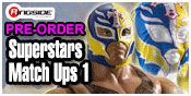 SUPERSTAR MATCH UPS 1 TOY WRESTLING ACTION FIGURES