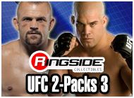 UFC DELUXE 2-PACKS 3 MMA TOY ACTION FIGURES BY JAKKS PACIFIC