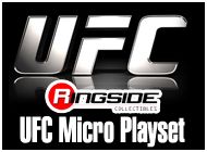 UFC MICRO PLAYSET MMA Action Figures by Jakks Pacific
