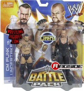 CM Punk vs. Undertaker - Mattel WWE Battle Packs 25!