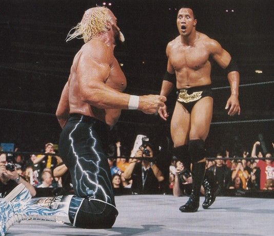 nWo Hulk Hogan vs. The Rock Mattel WWE figure!