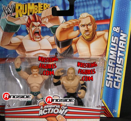 Mattel WWE Rumblers Christian and Sheamus!