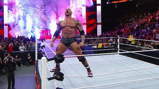 Mattel WWE Royal Rumble 2014 Batista Wrestling Figure!