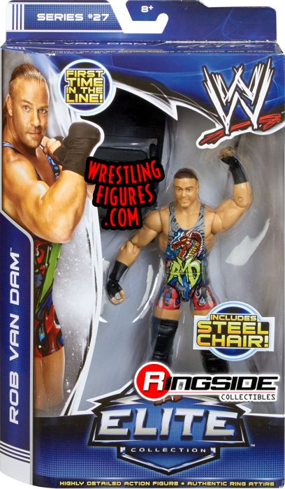Mattel WWE Elite 27 Rob Van Dam - his first time in the line!