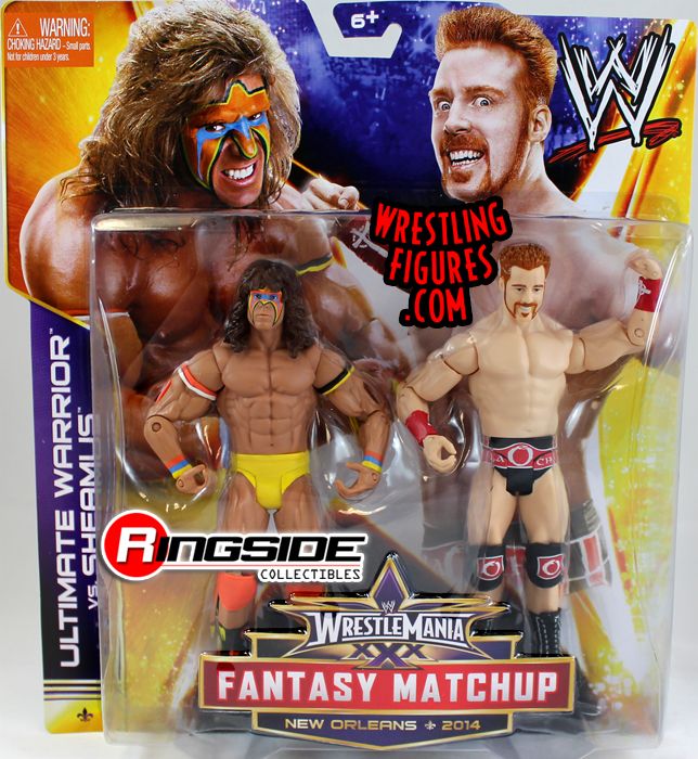 Mattel WWE WrestleMania XXX Battle Packs Sheamus vs. Ultimate Warrior!