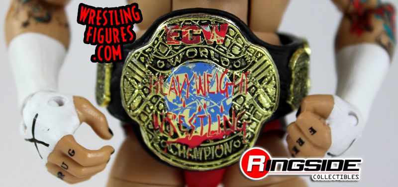 Mattel WWE ECW CM Punk Exclusive Wrestling Figure ECW Championship Accessory!