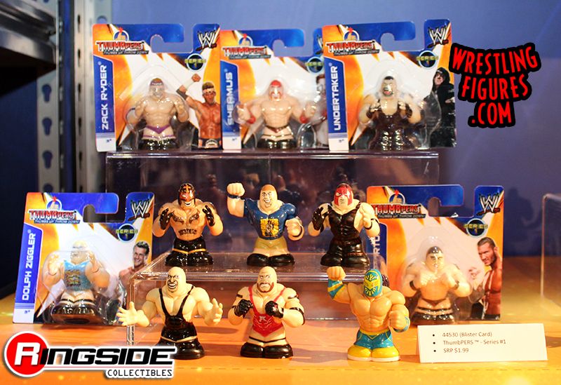 WWE Thumbpers by Wicked Cool Toys on Display!