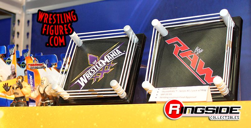 WWE Thumbpers Ring Playsets by Wicked Cool Toys!