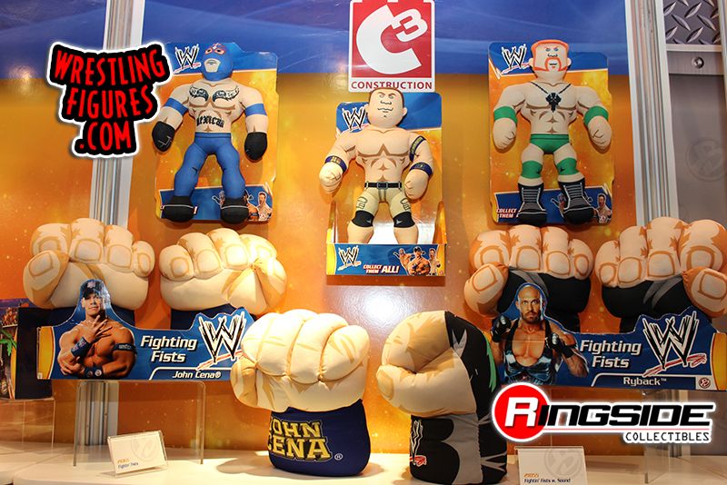 Other WWE items from Bridge Direct including plush toys and Fighting Fists!