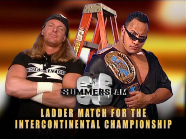 The Rock vs. Triple H at Summerslam 1998!