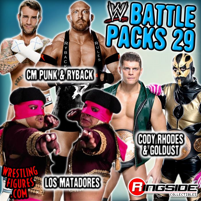 Mattel WWE Battle Packs 29 wrestling action figures!