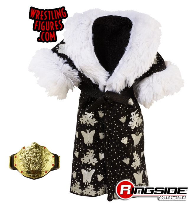 Mattel WWE Defining Moments Ric Flair robe and championship accessories!