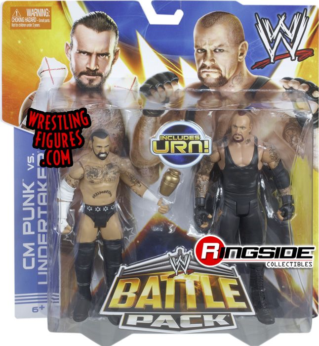CM Punk vs. The Undertaker - Mattel WWE Battle Packs 25!