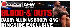 Blood & Guts (Darby Allin vs Brody King) - AEW Ringside Exclusive 2-Pack Toy Wrestling Action Figures by Jazwares