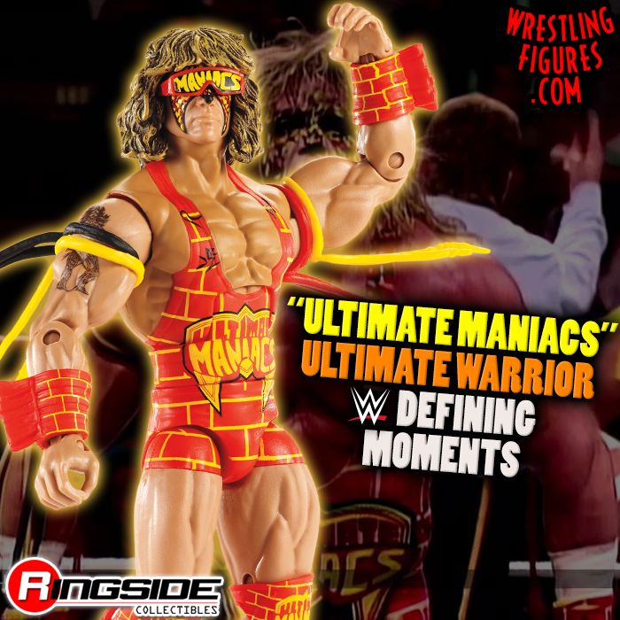 Mattel Wwe Defining Moments Ultimate Maniacs Warrior Pre Order