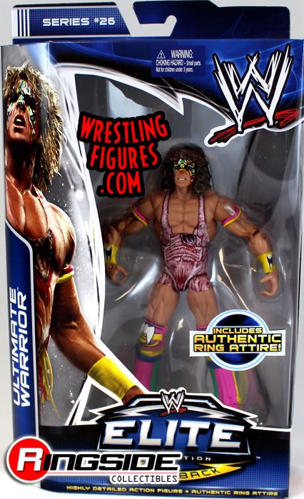Good WWE Mattel action figure BASIC LEGEND ULTIMATE WARRIOR kid toy Wrestling 