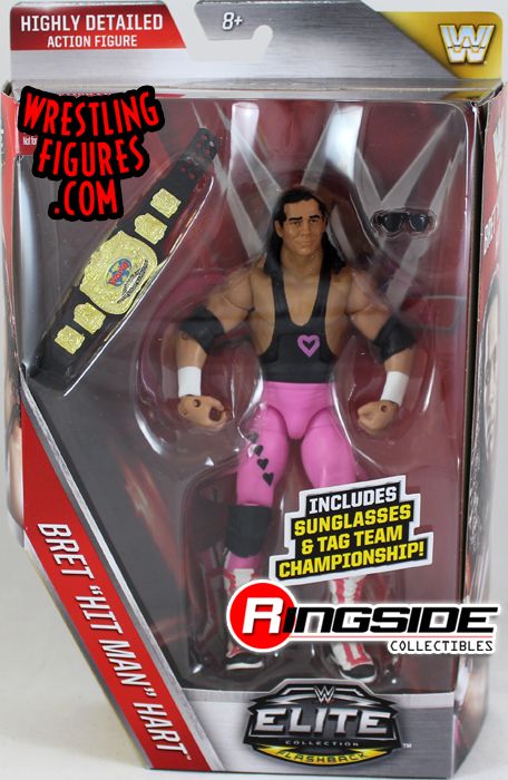 Bret Hart (Hart Foundation) - WWE Elite 43 WWE Toy Wrestling Action