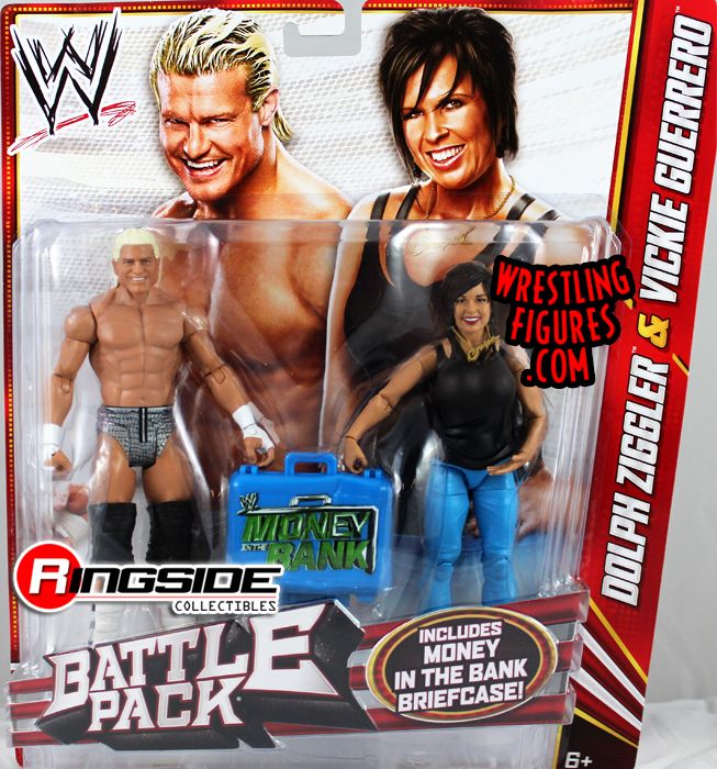 Dolph Ziggler & Vickie Guerrero in Mattel WWE Battle Packs 22!