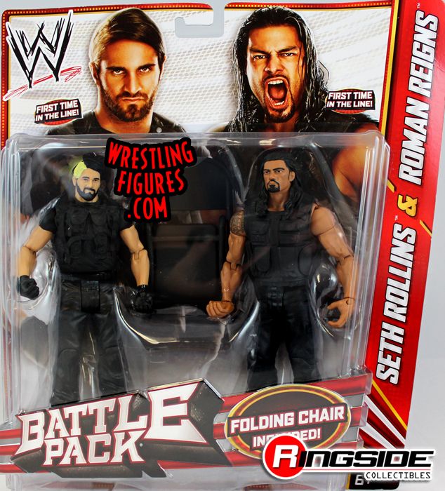 Mattel WWE Battle Packs 24 Roman Reigns & Seth Rollins!