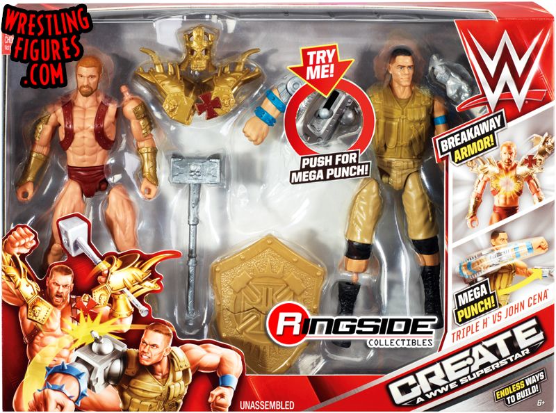 Crime Fighter Pack - WWE Create-A-Superstar Accessory Pack WWE Toy  Wrestling Action Figure Accessories by Mattel!