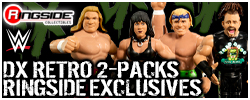 DX WWE Retro 4-Pack (HHH, Chyna, Road Dogg & Billy Gunn) Toy Wrestling Action Figures by Mattel