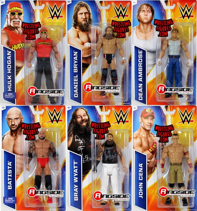 wwe mattel basic series list
